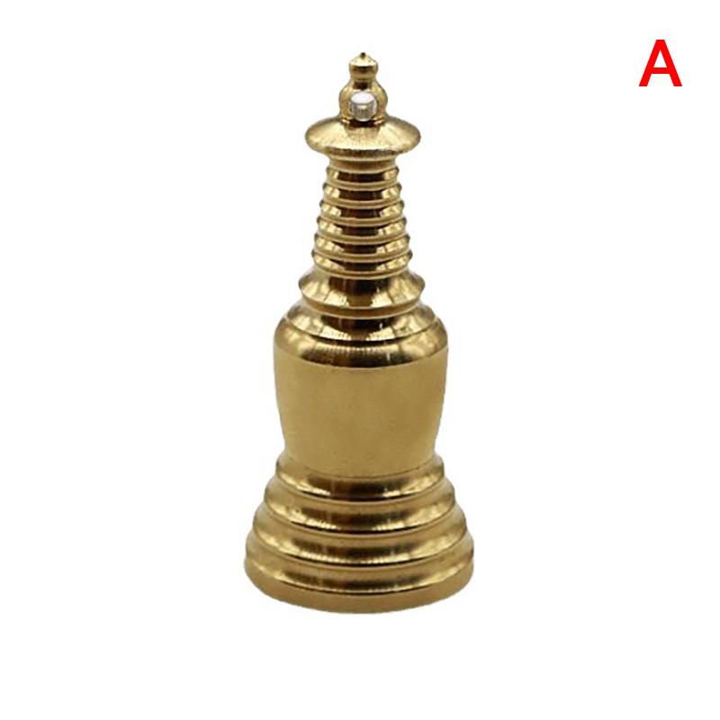 Mini Brass Chinese Letter Blessing Lotus Gourd Charm Copper Lucky Car Key Chain Pendant Pill Box Medicine Case Container Bottle