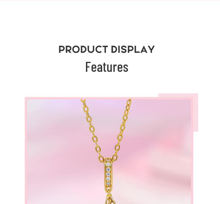Double Butterfly S925 Sterling Silver Necklace - Elegant Tassel Clavicle Chain for Women