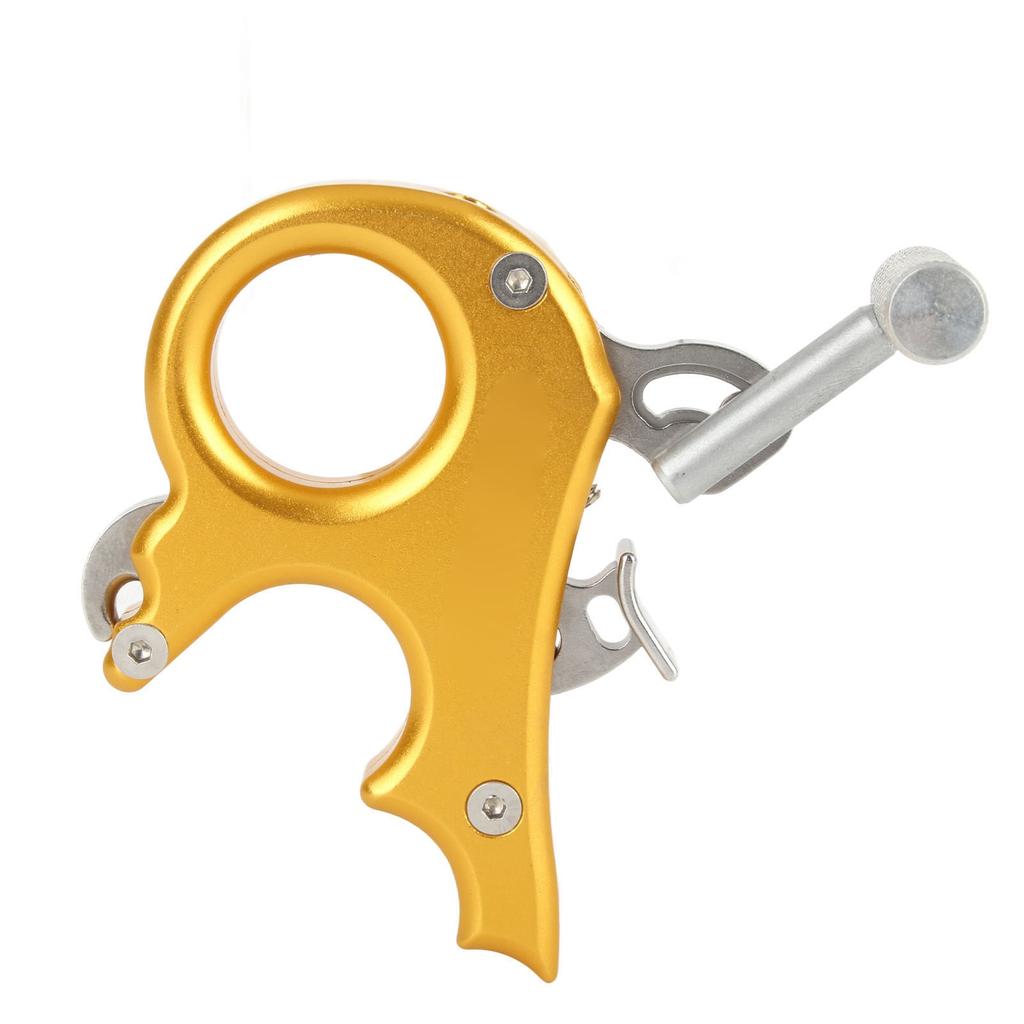 Archery Release Aids 3 Finger Grip Thumb Caliper Trigger for Compound Bow Accessory (Black )