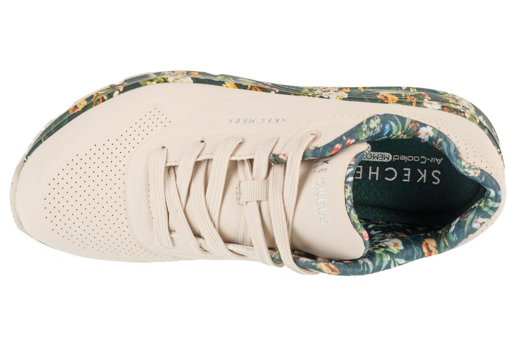 Skechers Uno - Majestic Garden, Womens Beige Sneakers