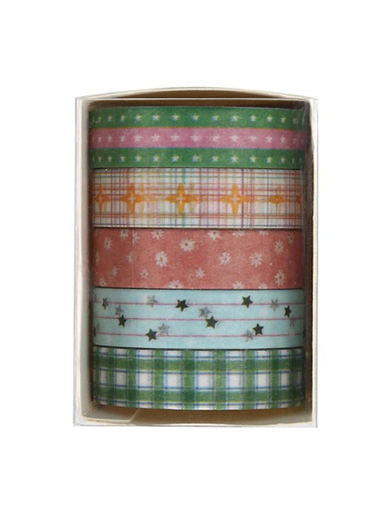 5 Rolls/Box, Various Styles Of Washi Tape, Masking Tape For Design And Diy For Precision Work, School Supplies, Birthday Gifts