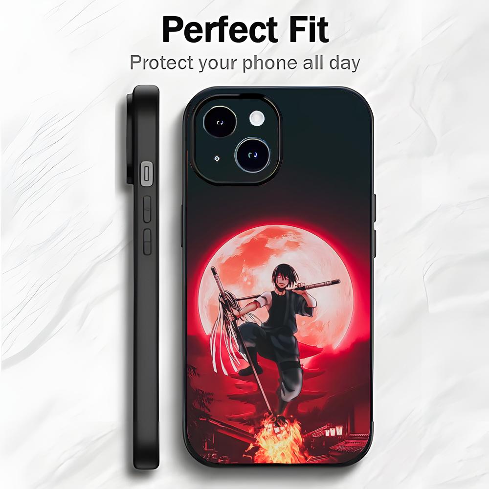 Mutige Aktion Japanischer Anime F-Fire Force Handyhülle Handyhülle Weiche Verpackung Leicht Für iPhone17 16 15 14 13ProMax