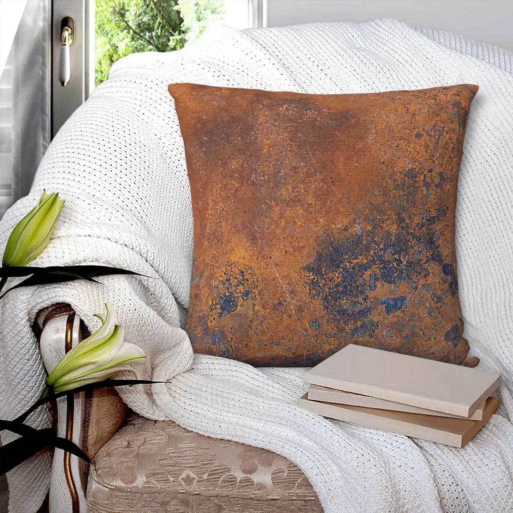 Rust Pillowcase Polyester Pillows Cover Cushion Comfort Throw Pillow Sofa Decorative Cushions Used for Home Bedroom Living Room
