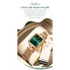 POEDAGAR Luxury Square Watch for Woman Waterproof Stainless Steel Quartz Watches Female Elegant Dress Simple Ladies Watch