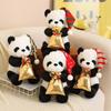 Adorable And Festive Panda Plush Toy For Christmas Celebrations And Gift Giving