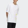 Adidas Neo Casual Sports Smiley Print Vintage T-Shirt Men Tops White H61984