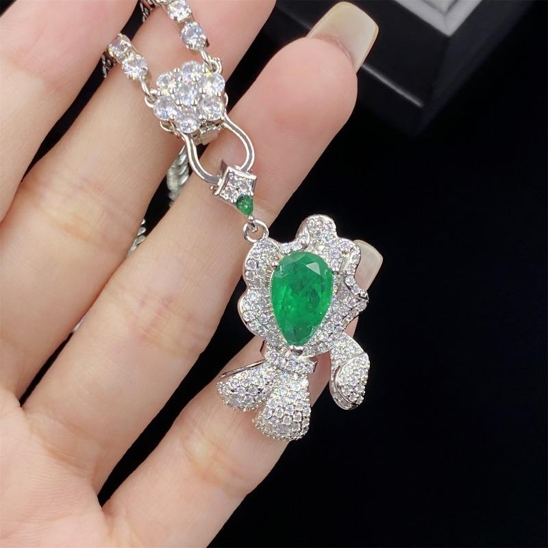 Sace Gems Clássico liga de cobre zircão anel brincos pingente colar conjuntos de jóias presentes festa de casamento