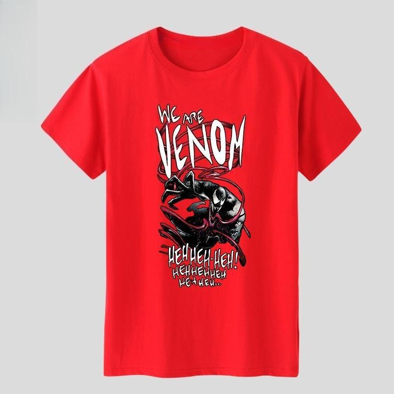 Originální filmové periferní tričko Letní Venom Venom Potištěné Pánské a dámské tričko Krátký rukáv Bunda