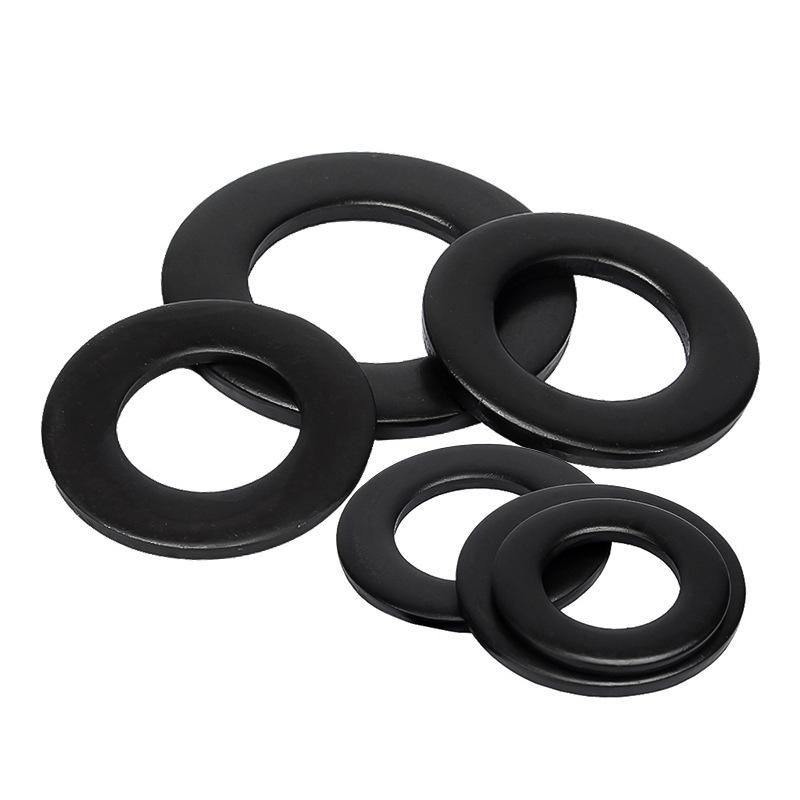 Yigu Yigu Stainless Steel Black Gasket Washer M3M4 Flat Screw Washer
