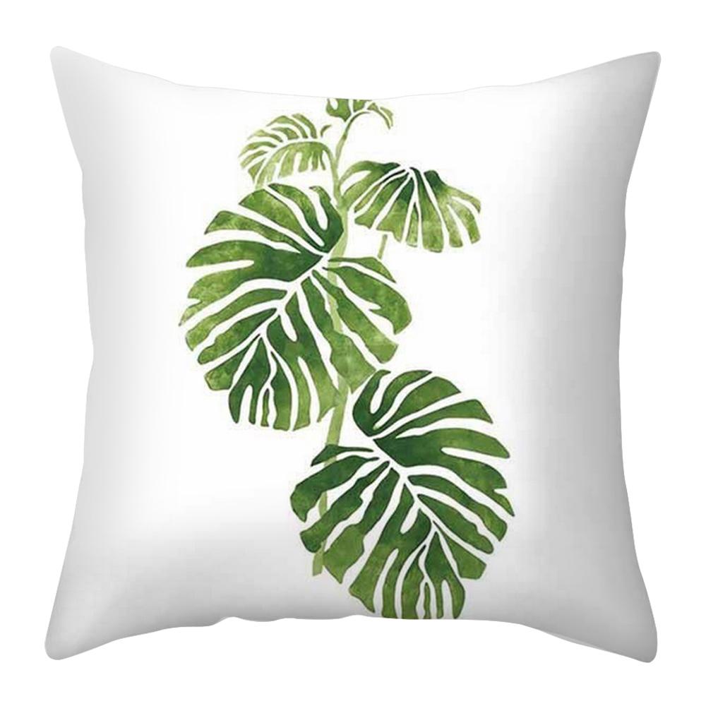 Linen pillow case cactus green leaves throw sofa car cushion cover Home Decor Linen pillow case cactus green leaves throw sofa car cushion cover Home Decor