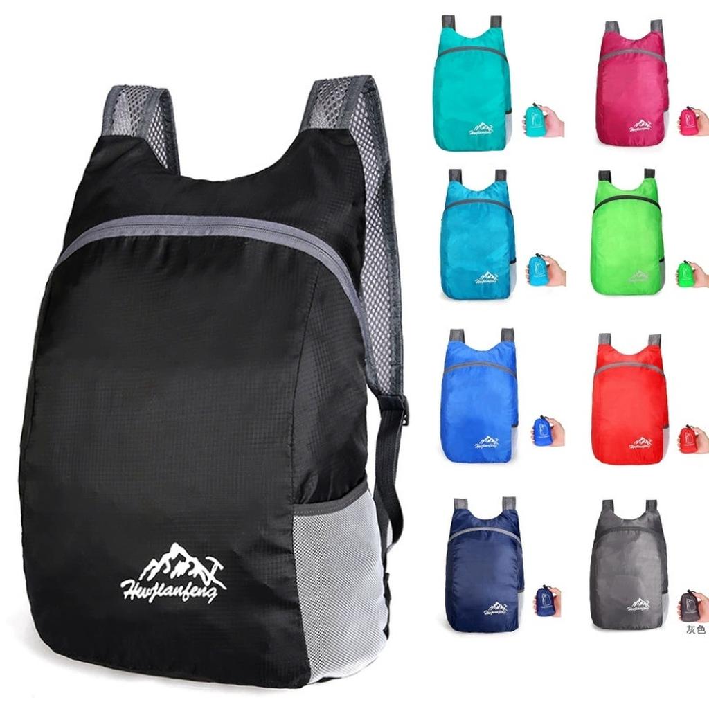 Water-Resistant Folding Outdoor Backpack Super Lightweight Travel Bag