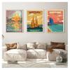 Resor Canvas Målningar Vintage Kraft Posters Belagda Väggdekaler Heminredning Familjepresent Europa Spanien Barcelona Pop Art