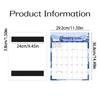 Colorful 2026 Calendar Notes 12 Month Calendar English Magnetic Calendar  Home Use