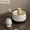 Japanese Matcha Tea Set Safe Bamboo Whisk Teaspoon Tea Sets Matcha Bowl Matcha Whisk Holder For Tea Lovers Tea-making Tools