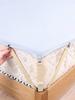 4 Pcs Triangle Bed Sheet Holders Fitted Sheet Clips Adjustable Sheet Suspenders Mattress Gripper Clips for Bed Mattress Cover