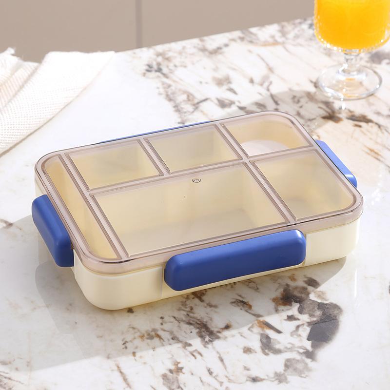 1200ML Cartoon Kids Lunch Box Portable Bento Box with Tableware Microwaveable Container Food Storage Container Food Container