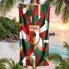 FC Augsburg FC print Quick Dry Beach Towel Microfiber Absorbent Portable Travel Swimming Towel