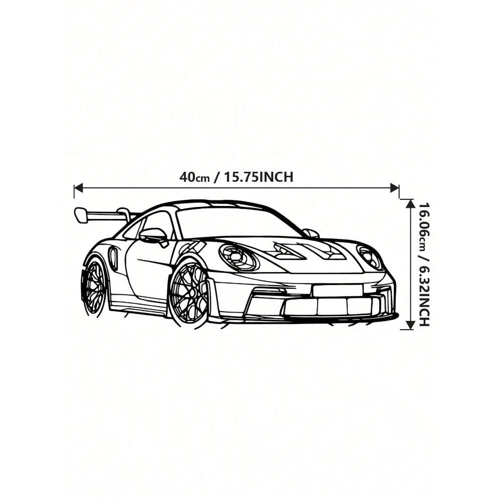 

Christmas Metal Wall Decor Car Panel 40x16cm Unique Gift for Car Lovers TY7161 різнокольоровий