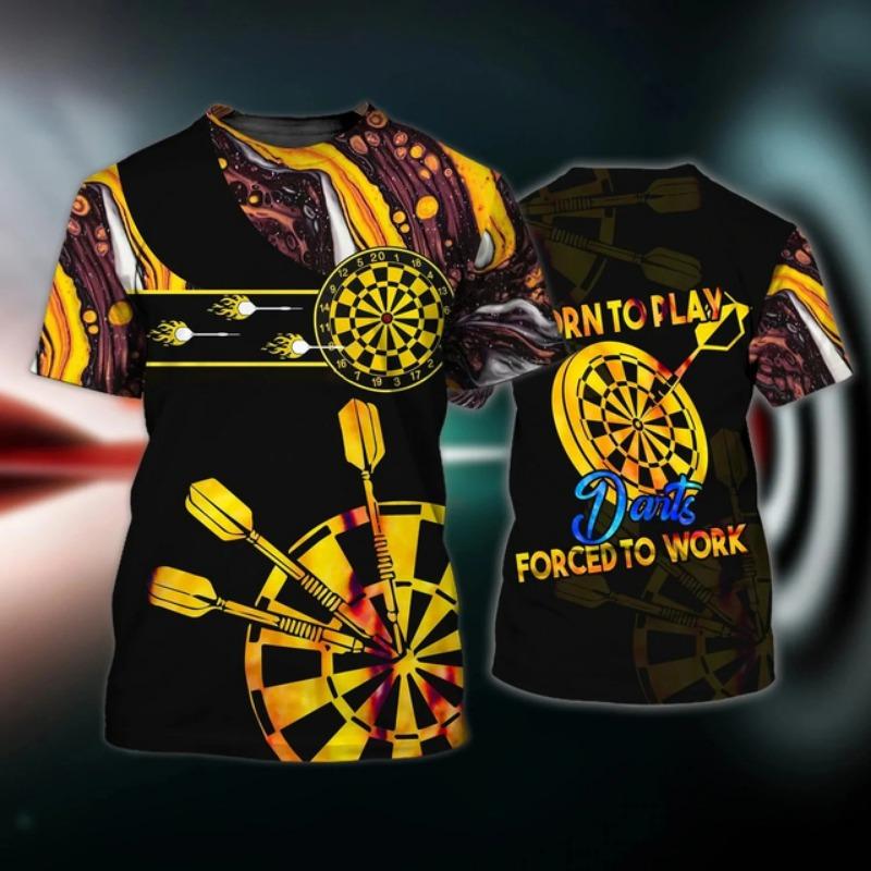 Summer T-Shirts Darts 3D Print T-Shirt Kids O-Neck T Shirt Fashion Casual Kawaii Boys Girls Children Harajuku Tees Tops Clothing
