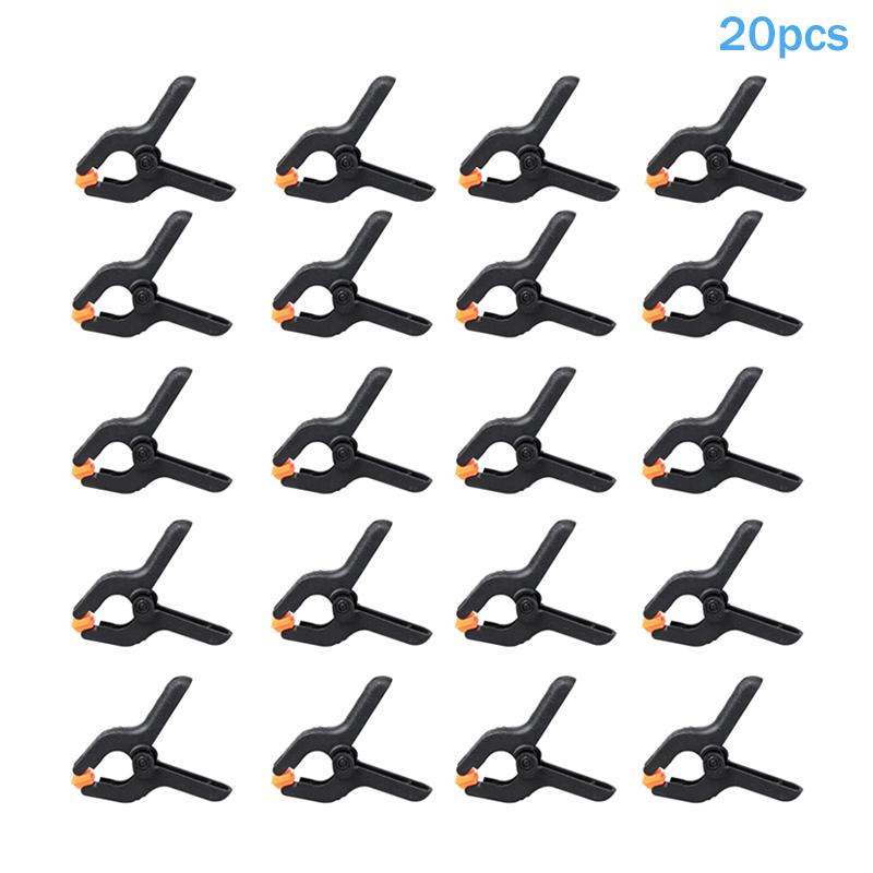 10/20Pcs Spring Clamps Heavy Duty Plastic For Background Muslin Canvas Paper Chromakey Screen Clip Photo Studio Carpenter Tool