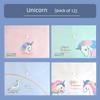 [Leak Picking] Snap-Fastener File Bag Cute Cartoon Transparent Folder A4 Plastic Test Papers for Students Material Bag