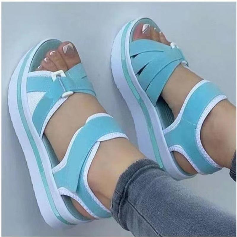 

New Summer Women Beach Shoes Casual Women Sandals Outdoor Fashion Women Shoes 43 светло-синий