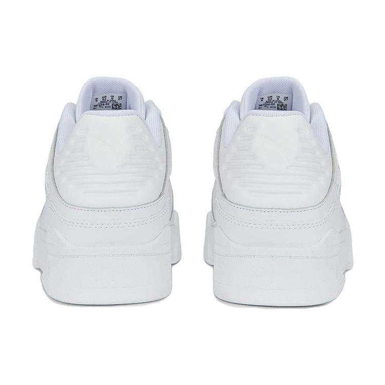 Puma Slipstream Leather Unisex Triple White Lifestyle Sneakers 387544-02