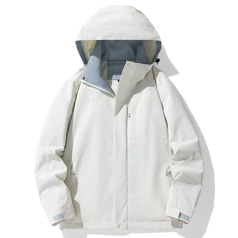 New Men's Spring and Autumn Thin Coat Couple's Single Layer Waterproof Windbreaker Outdoor Fishing