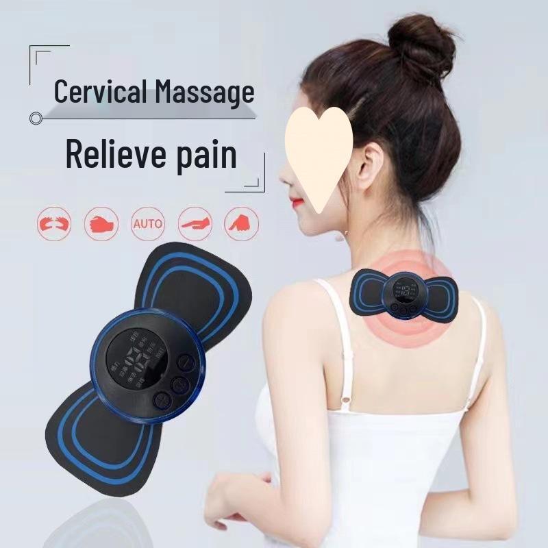 Smart Cervical Muscle Relaxation Massager Pad with Multifunctional Waist & Back Pulse Massage