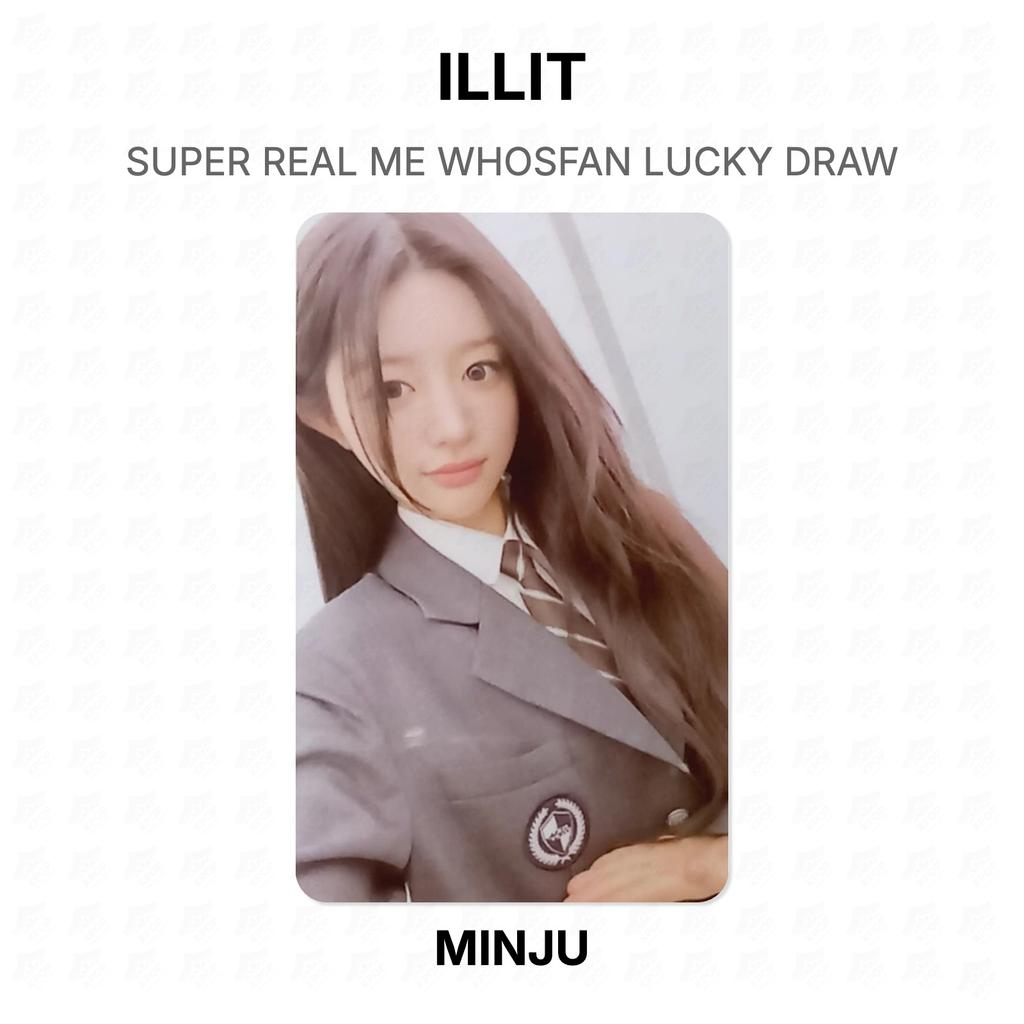 ILLIT SUPER REAL ME WHOSFAN SORTEIO Oficial Fotocarteira