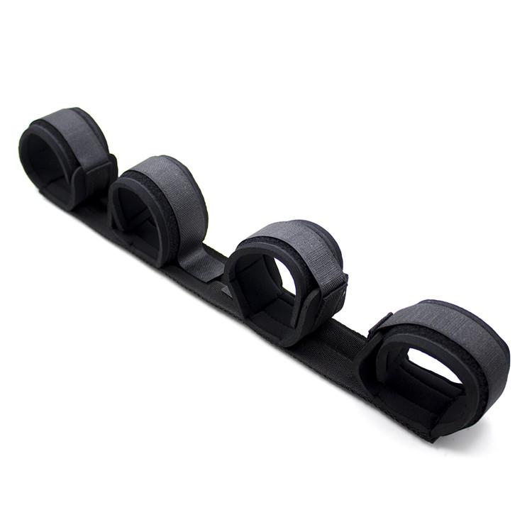 Cosplay Bondage Open Leg Hard Rigid Mid-section Straight Line Bar Erotic Hand Cuff Ankle Cuffs for Doggy Role Play