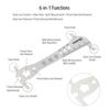 Bicycle Chains Gauge 304 Stainless Steel Chain Wear Indicator Gauge Caliper Detection Tool Cycling