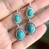 Retro Tibetan Earrings Ethnic Style Versatile Nepalese Niche Earrings Jewelry Stud Earrings Women