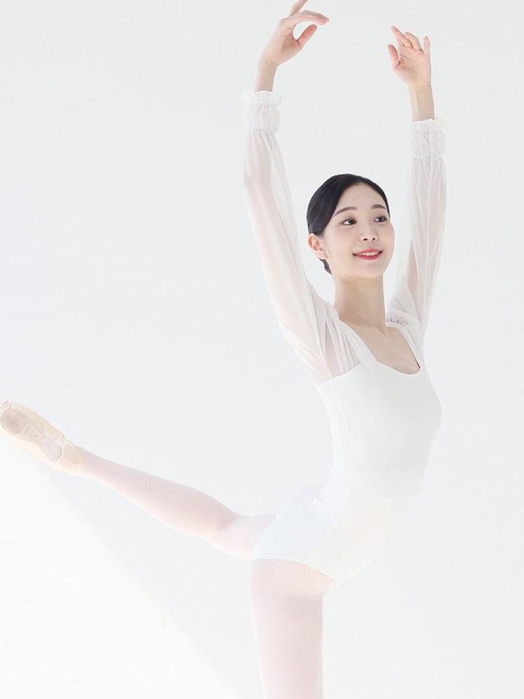 Women's Summer Ballet Dancewear: White Leotard, Gymnastics Suit & Aerial Yoga Outfit