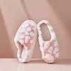 Thick-bottomed plush cotton slippers female cute home autumn and winter thickened warm cotton mop