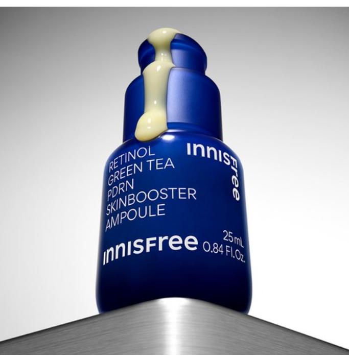 Retinol & Green Tea PDRN Skin Booster Ampoule for Firm, Smooth Skin
