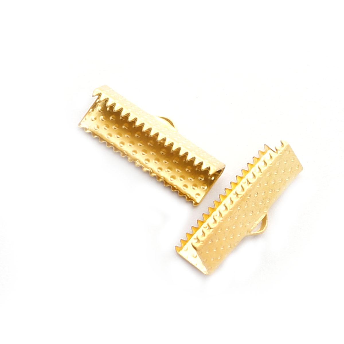 

100/200 шт., текстурированные заглушки, обжимные бусины, шнур, плоская крышка, застежки, зажим, складной зажим, подходит для ювелирных изделий, ожерелья, разъемы, фурнитура «сделай сам» 8×20mm 100pcs