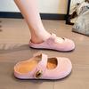 Spring/Summer New Style Mary Jane Sandals, French-style Soft-soled Slippers, Lightweight Anti-slip Head-encased Half-Flip Flops