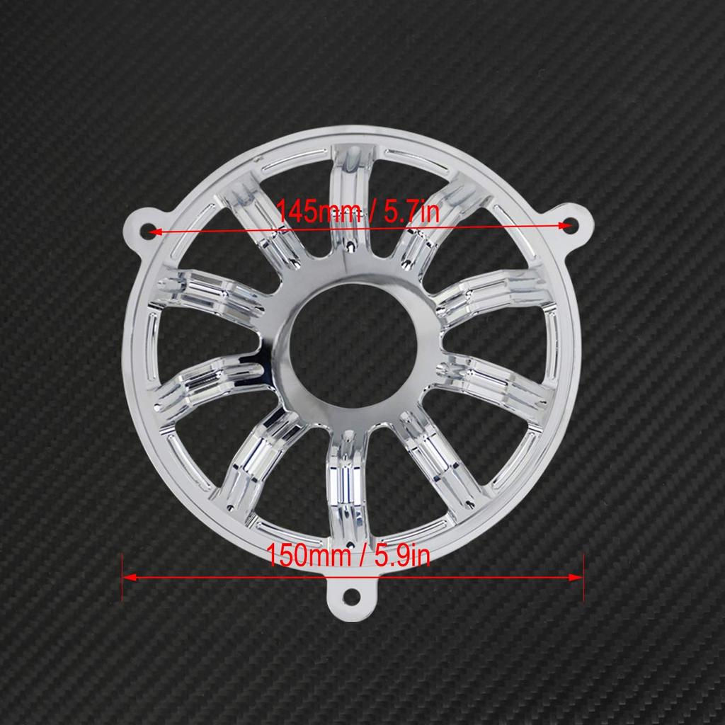 HDBUBALUS Harley Motorcycle Horn Cover Speaker Cover for Harley Touring Electra Glide Street Glide