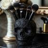 Halloween Personalized Colorful Skull Makeup Brush Holder Pen Holder Decoration Flower Pot Home Decor Desk Accessories