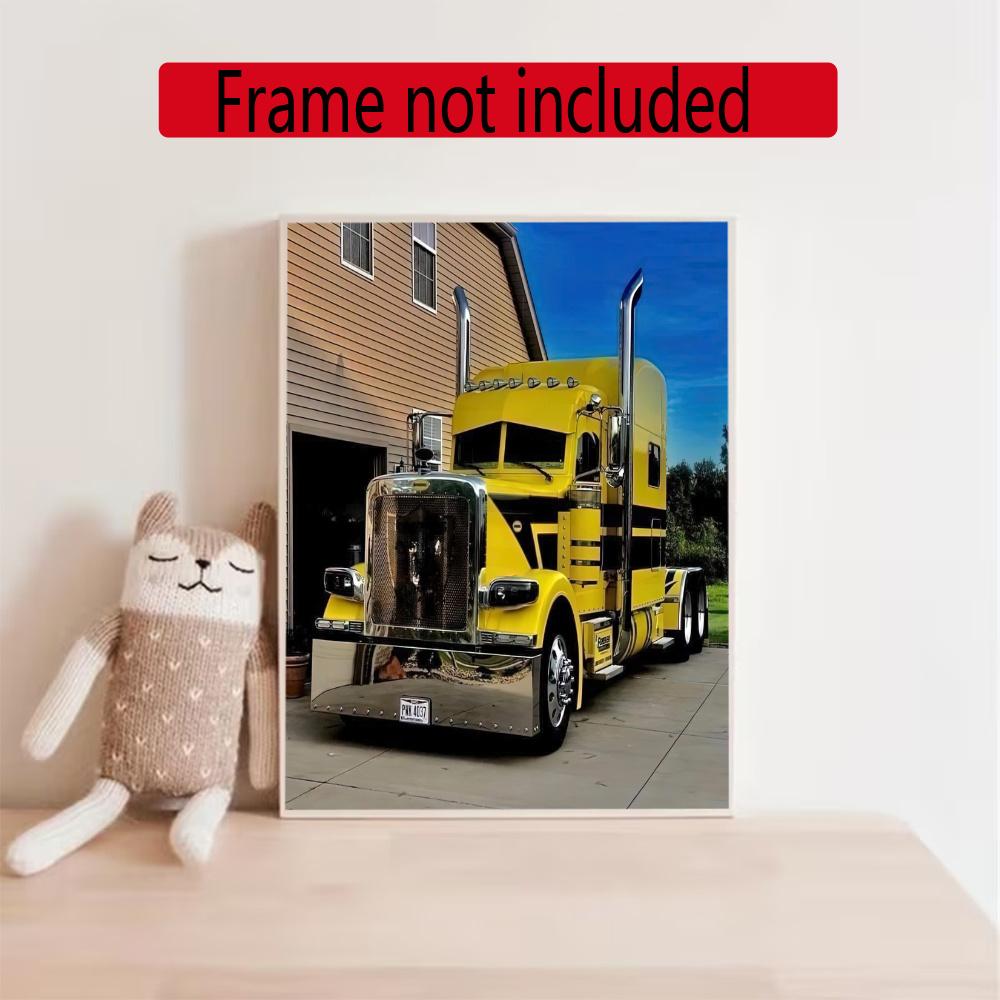 Kenworth 5D Diy Diamond Paintings Mosaic Wall Round Diamond Art Painting Kits Embroidery Crystal Accessories Frameless