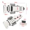 Catch Clip Spring Loaded Clamp Secure Locking Mechanism Versatile ge Compact Size Double Spring Design For Storage Boxes