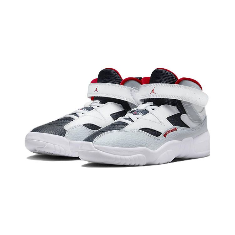 Air Jordan Jumpman Two Trey PS White Midnight Navy Kids Sneakers University-Red Pure-Platinum DQ8432-101