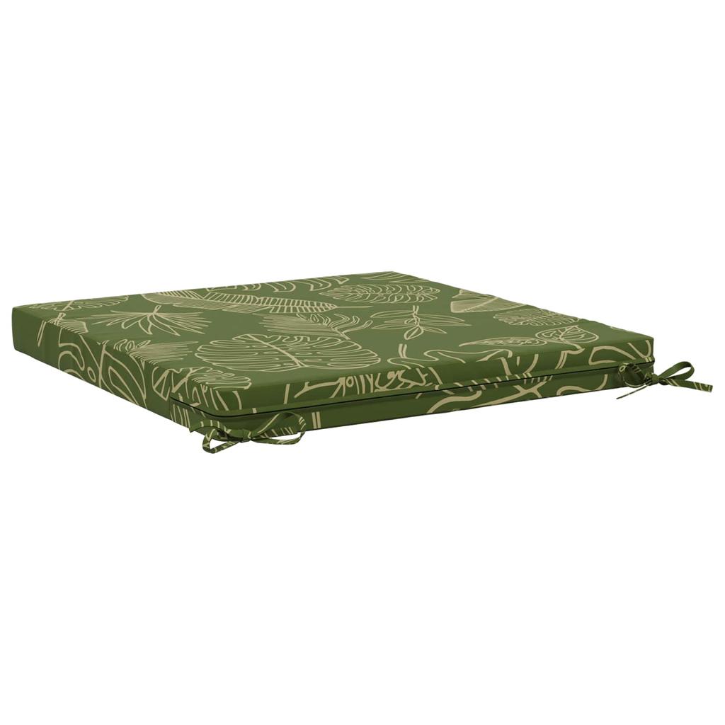 4 piece seat cushions SOEST 4 pcs. 100percent Polyester Leaf Design