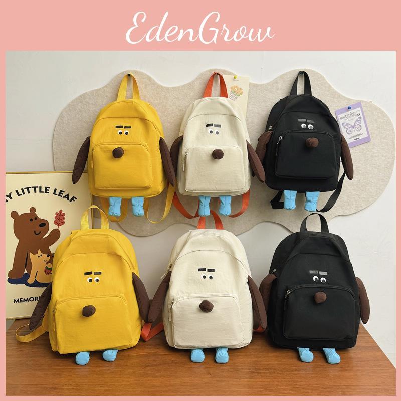 Unisex Kinderrucksack Mit Lustigem Einfarbigem Design Und Nahtdetails Für Die Schule