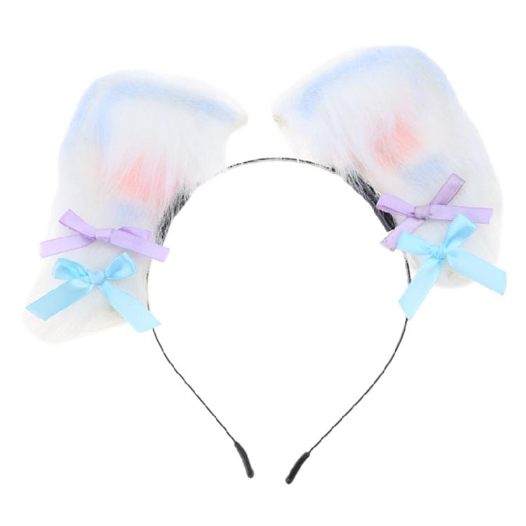 Handmade Fun Cosplay Headpiece Wolf-Ears Halloween Party Role Play Headband