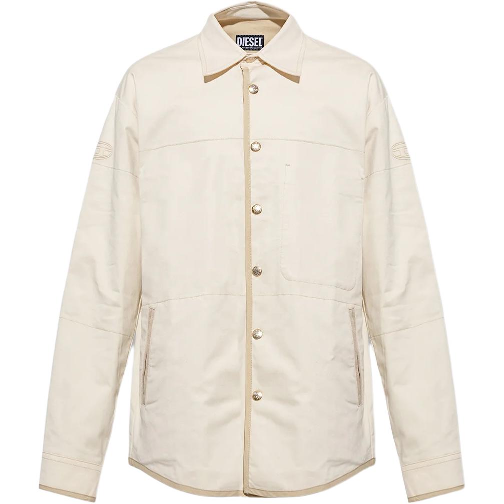 DIESEL S Doves Snapped Shirt Jacket A061390PDAJ-1AB