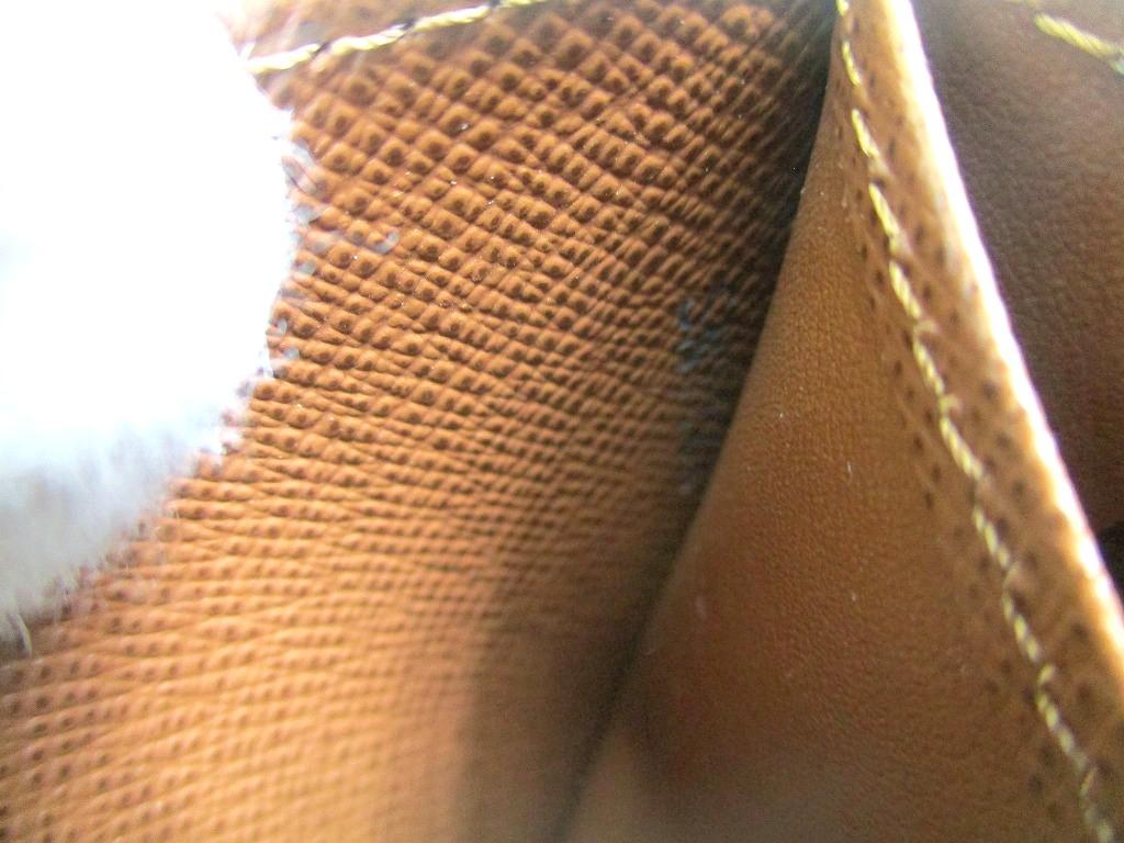 Authentic LOUIS VUITTON Monogram Brown Leather Zippey Coin Purse #a932  Refurbished