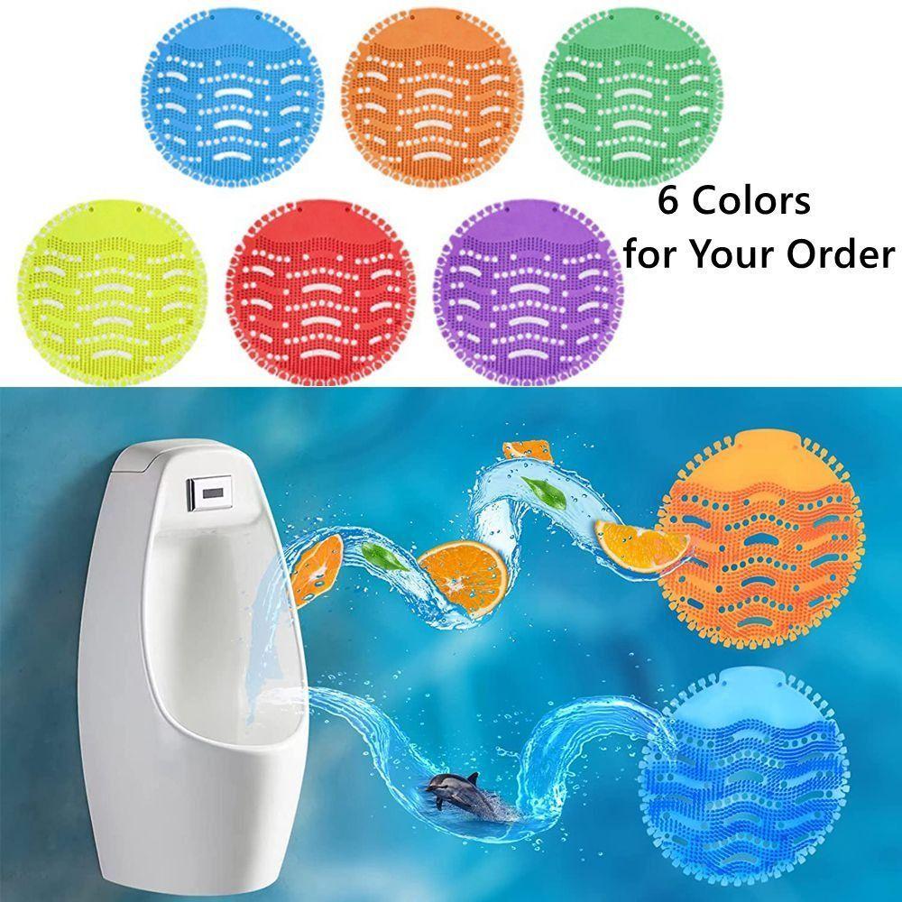 Toilet Bathroom Anti Splash Urinal Mats Odor Freshener Urinal Mats Pads Deodorizer Urinal Screens Deodorizer