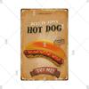 Dad's BBQ Party Metal Tin Plaque Retro Tin Signs Barbecue Rules Slogan Plate Vintage Grill Poster Yard Garden Kitchen Wall Decor